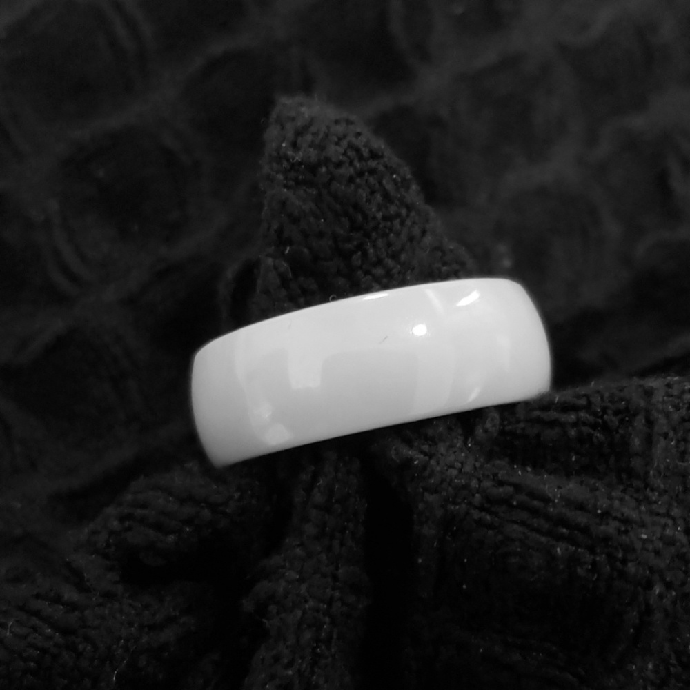 White and Blue Unisex ring size 7.5